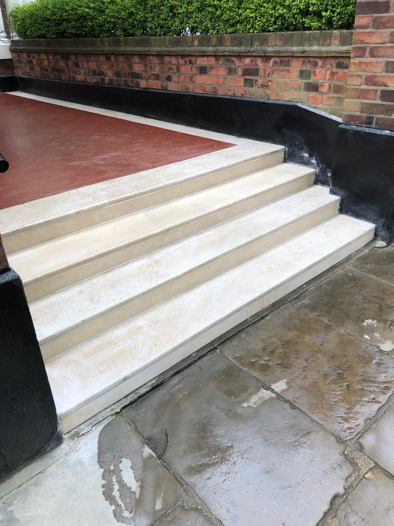 Marble steps repair and renovation